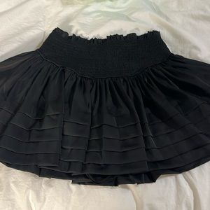 black boutique skort